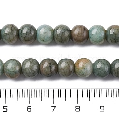 Ombre Effect Dyed Glass Beads Strands&nbsp;X-GLAA-T031-01O-13