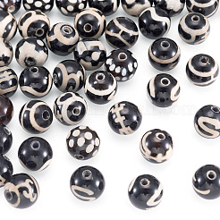 48Pcs 8 Styles Tibetan Style dZi Beads&nbsp;G-TA0003-33