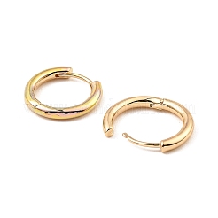 Brass Huggie Hoop Earrings&nbsp;EJEW-I289-22A-G