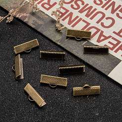 Iron Ribbon Crimp Ends&nbsp;X-IFIN-S008-AB-NF