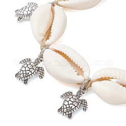 Adjustable Alloy Tortoise Charm Bracelets&nbsp;BJEW-JB13652