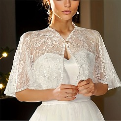 Detachable Polyester Lace Wraps for Women&nbsp;AJEW-WH20067-123