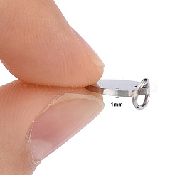Tarnish Resistant 201 Stainless Steel Stamping Blank Tag Charms&nbsp;STAS-S105-T617-1