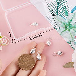 5Pcs 925 Sterling Silver Charms&nbsp;STER-BBC0005-35S
