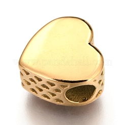 Ion Plating(IP) 304 Stainless Steel European Beads&nbsp;STAS-O097-45G