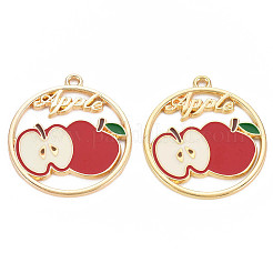 Alloy Enamel Pendants&nbsp;LS-ENAM-S126-105-NR