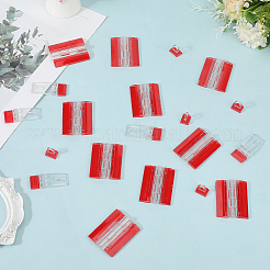 2 Styles Acrylic Self Adhesive Latches Sets&nbsp;OACR-GF0001-14