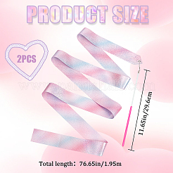 Polycotton Dance Ribbons with Wand&nbsp;AJEW-WH0347-35