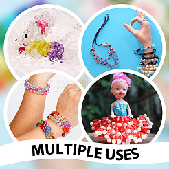 3640Pcs 28 Colors Transparent Acrylic Beads&nbsp;OACR-PH0004-62