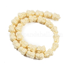 Synthetic Coral Carved Beads Strands&nbsp;CORA-C003-02