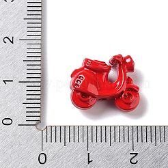 Spray Painted Alloy Bead&nbsp;PALLOY-H134-38