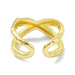Brass Open Cuff Ring&nbsp;RJEW-B051-35G