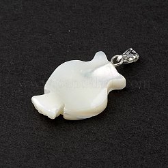 Natural Trochid Shell/Trochus Shell Pendants&nbsp;SSHEL-M021-12