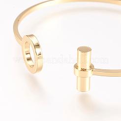 Brass Cuff Bangle&nbsp;BJEW-P168-B33