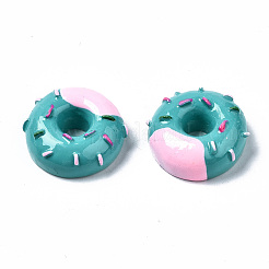Spray Painted Resin Cabochons&nbsp;CRES-Q215-001B
