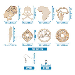 DIY Earring Making Kits&nbsp;DIY-TA0008-82