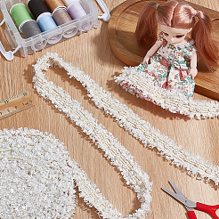6 Yards Polyester Lace Trim&nbsp;OCOR-WH0070-849B