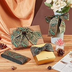 Ethnic Embroidery Polyester Flat Ribbons&nbsp;OCOR-WH0060-39B