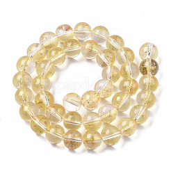 Transparent Spray Painted Glass Bead Strands&nbsp;GLAA-N035-03D-B08