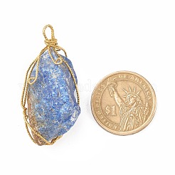 Rough Raw Natural Gemstone Pendants&nbsp;PALLOY-JF01451