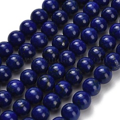 Natural Lapis Lazuli Beads Strands&nbsp;G-H329-C01-6mm