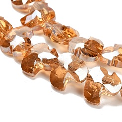 Electroplate Glass Beads Strands&nbsp;EGLA-P066-03A-PL01