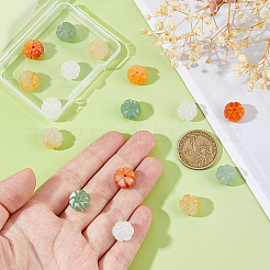 20Pcs 4 Colors Nature Aventurine Dyed Carved Beads&nbsp;G-FH0002-44