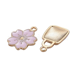 60Pcs 30 Style Alloy Enamel Pendants&nbsp;ENAM-LS0001-06LG