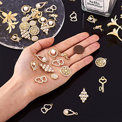 36Ps 9 Style Alloy Pendants&nbsp;ALRI-TA0001-21