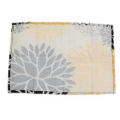 Autumn Floral Linen Placemat&nbsp;AJEW-Z051-02B
