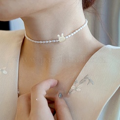 5Pcs Natural White Shell Beads&nbsp;BSHE-CJ0001-06