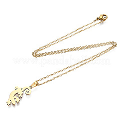 201 Stainless Steel Pendants Necklaces&nbsp;LS-NJEW-S105-JN668-45-2
