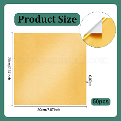 Square Tin Foil Paper Sheets&nbsp;DIY-WH0591-643C-01