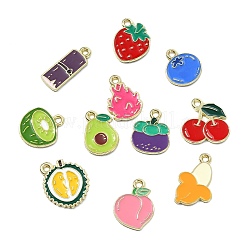 60Pcs Alloy Enamel Pendants&nbsp;ENAM-CJ0007-25