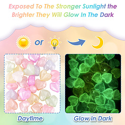 Luminous Transparent Acrylic Beads&nbsp;LACR-TA0001-07B