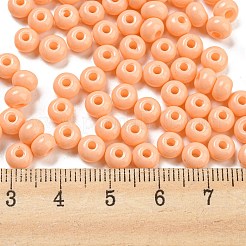 Imitation Jade 3/0 Glass Seed Beads&nbsp;SEED-Z001-A-B11