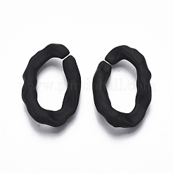 Spray Painted CCB Plastic Linking Rings&nbsp;CCB-R104-07-01