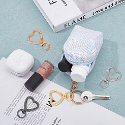 16Pcs 4 Colors Zinc Alloy Heart Shaped Swivel Hook Clasps&nbsp;FIND-DC0004-52