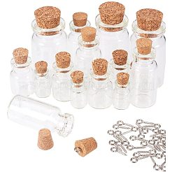 Glass Jar Glass Bottles&nbsp;AJEW-PH0015-05