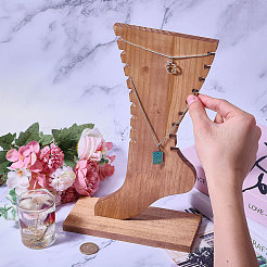 Wooden Anklets Display Stands&nbsp;ODIS-WH0025-224A