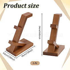 Wood Desktop Headset Display Stands&nbsp;ODIS-WH0038-257