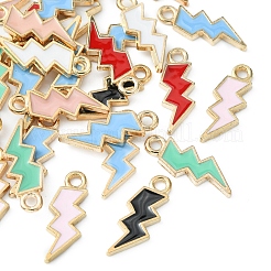 32Pcs 7 Colors Alloy Enamel Pendants&nbsp;ENAM-FS0001-11