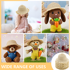 Doll Straw Hat&nbsp;DIY-WH0504-827A