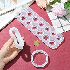 3Pcs 3 Styles DIY Silicone Bangle & Rings Molds&nbsp;AJEW-YW0001-54