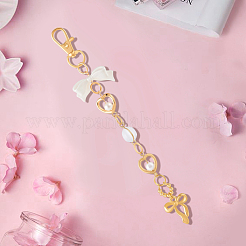 1Pc Zinc Alloy & ABS Imitation Pearl Pendant Decorations&nbsp;KEYC-BBC0001-27
