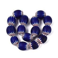 Handmade Millefiori Glass Barrel Beads&nbsp;LA-N002-19C