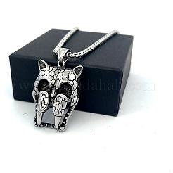 Vintage Punk Animal 304 Stainless Steel Pendant Necklaces&nbsp;KT0388