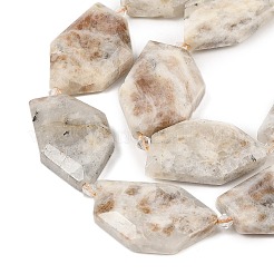 Natural Sunstone Beads Strands&nbsp;G-P548-A03-01