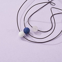 3Pcs Adjustable Leather Cord Necklaces&nbsp;NJEW-FS0001-05