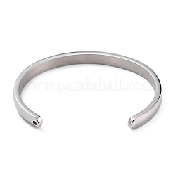 Ion Plating(IP) 304 Stainless Steel Cuff Bangles&nbsp;STAS-C023-03